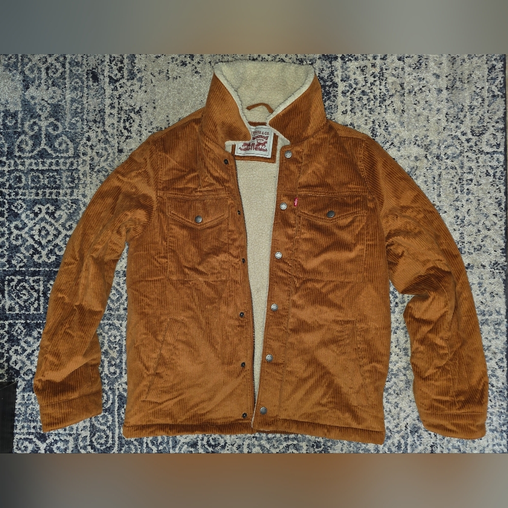 Levi's Tan Corduroy Shirt Jacket